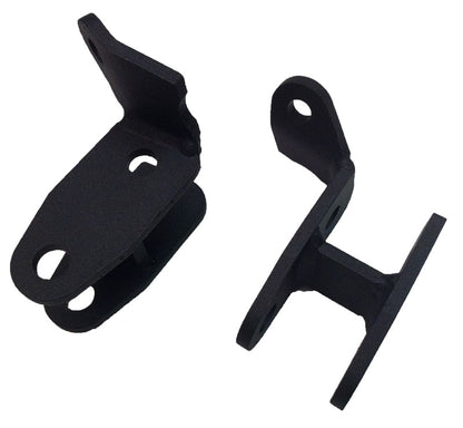Front Shock Relocation Brackets 99-05 Chevy Silverado/GMC Sierra 1500 4x4 With 4 Inch or 6 Inch Suspension Lift Pair Tuff Country