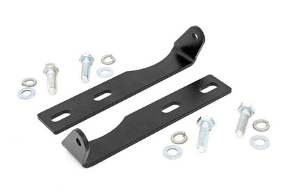 LED Light Kit | Bumper Mount | 20" Black Dual Row | White DRL | Jeep Grand Cherokee WK2 (11-20)