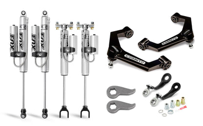3-Inch Premier Leveling Kit with Fox Psrr 2.0 Shocks for 2020-2024 Silverado/Sierra 2500/3500 2WD/4WD Cognito
