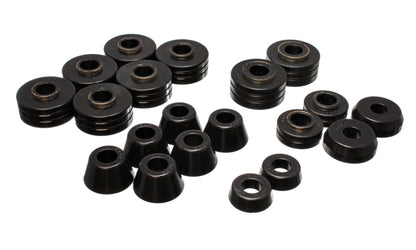 Energy Suspension Ford Bronco Body Mount Set - Black
