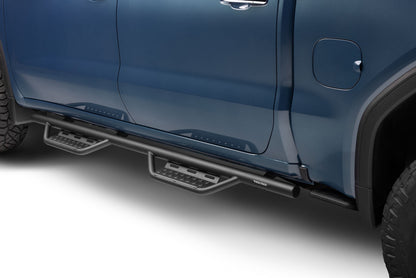 Nerf Step RS Bar Cab Length (2 Steps per Side) 2019 (New Body Style)-2025 Chevy Silverado/GMC Sierra 1500/2020-2025 2500 HD/3500 HD Crew Cab Textured Black NFab