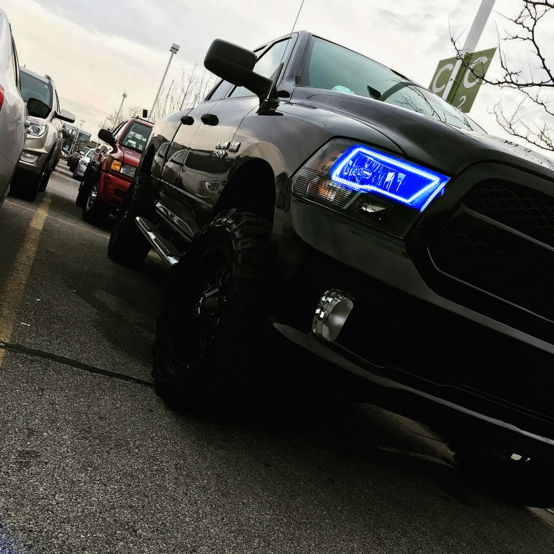 Oracle Dodge Ram Sport 09-18 LED Headlight Halo Kit - ColorSHIFT w/ Simple Controller