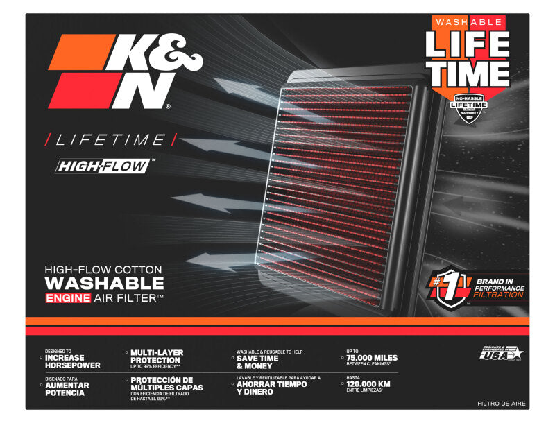 K&N 91-94 Honda CBR600F2 Air Filter