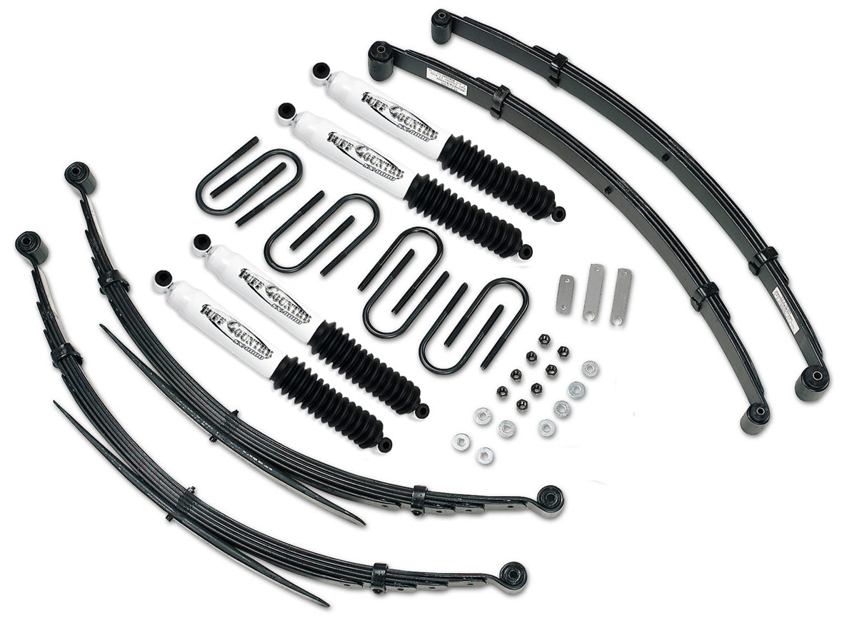 2 Inch Lift Kit 69-72 Chevy Truck/GMC Truck 4x4 K10/K20/Suburban 4x4/Blazer/Jimmy EZ-Ride Fits Models w/52 Inch long Rear Springs Tuff Country