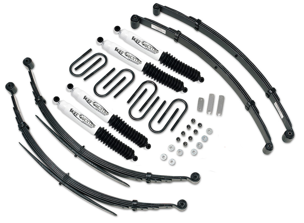 2 Inch Lift Kit 73-87 Chevy Truck/GMC Truck/Suburban/Blazer/Jimmy 1/2 Ton 4WD EZ-Ride Fits Models w/52 Inch long Rear Springs Tuff Country