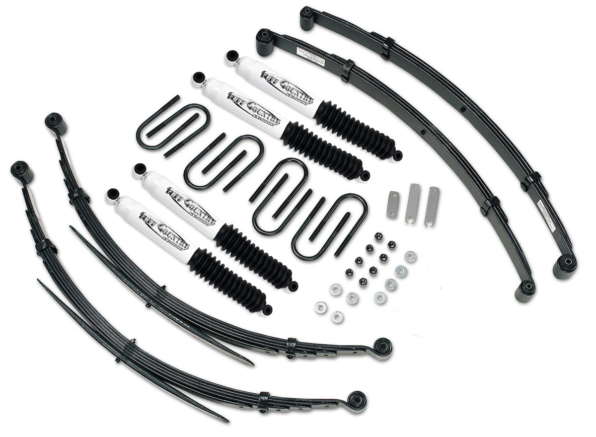2 Inch Lift Kit 73-87 Chevy Truck/GMC Truck/Suburban/3/4 Ton 4WD EZ-Ride Fits Models w/52 Inch long Rear Springs Tuff Country