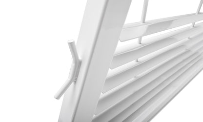 Louvered White Silverado/Sierra/F150/Titan/Tundra/D/W Series/Ram w/o Rambox Backrack