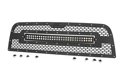 Mesh Grille | 30" Dual Row LED | Black | Ram 2500/3500 2WD/4WD (2013-2018)