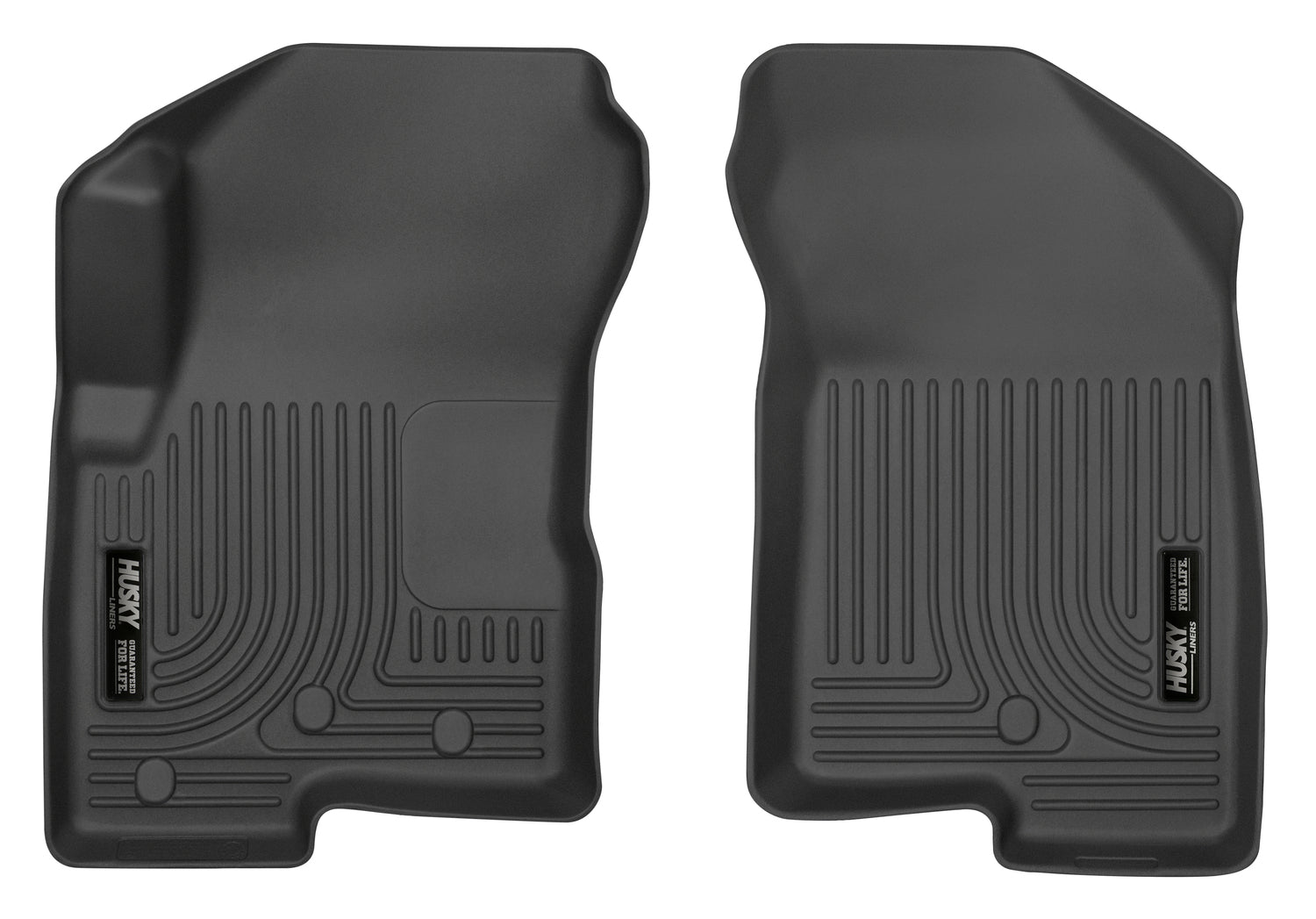 Weatherbeater Front Floor Liners For 2007-2012 Dodge Caliber 2007-2017 Jeep Compass 2007-2017 Jeep Patriot Husky Liners