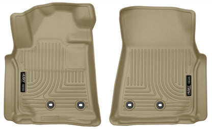 Weatherbeater Front Floor Liners For 2013-2021 LX570, Land Cruiser Husky Liners