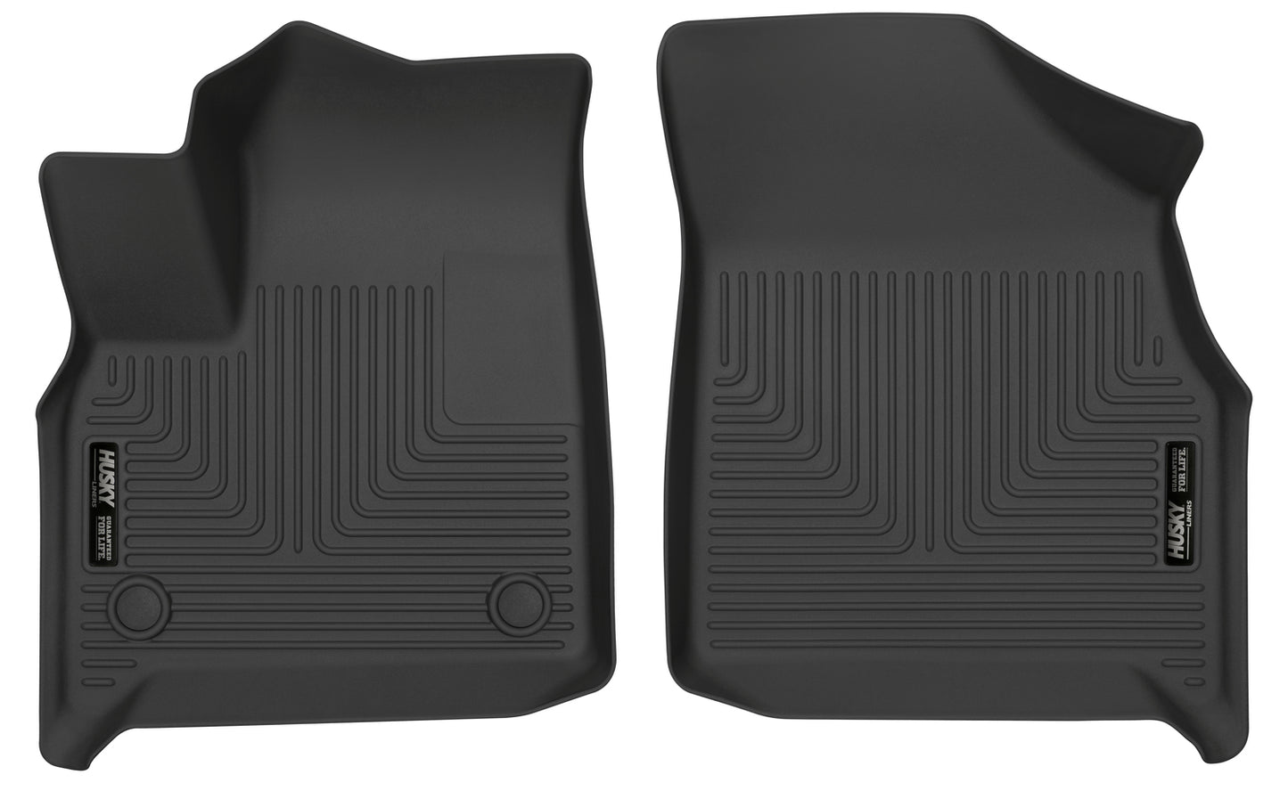 Weatherbeater Front Floor Liners For 2018-2024 Enclave, Traverse Limited Husky Liners