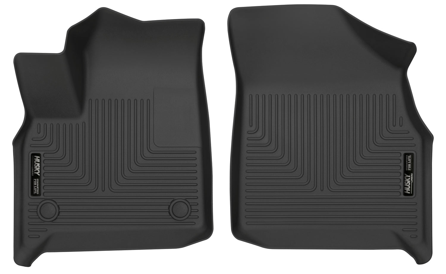 Weatherbeater Front Floor Liners For 2018-2024 Enclave, Traverse Limited Husky Liners