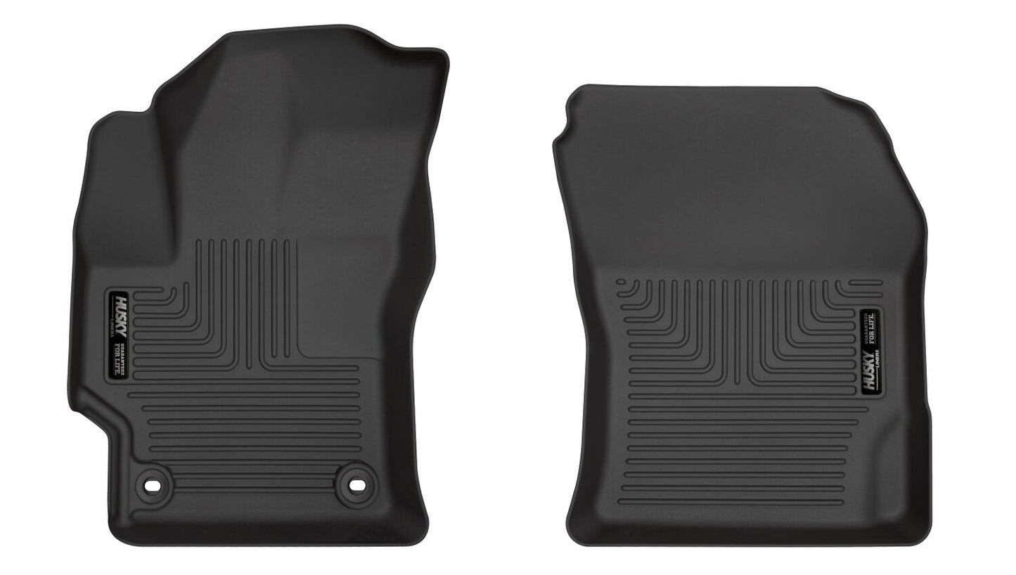 Weatherbeater Front Floor Liners For 2020-2025 Corolla Husky Liners