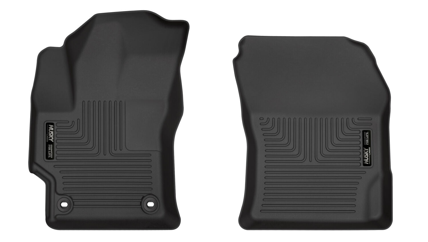 Weatherbeater Front Floor Liners For 2020-2025 Corolla Husky Liners