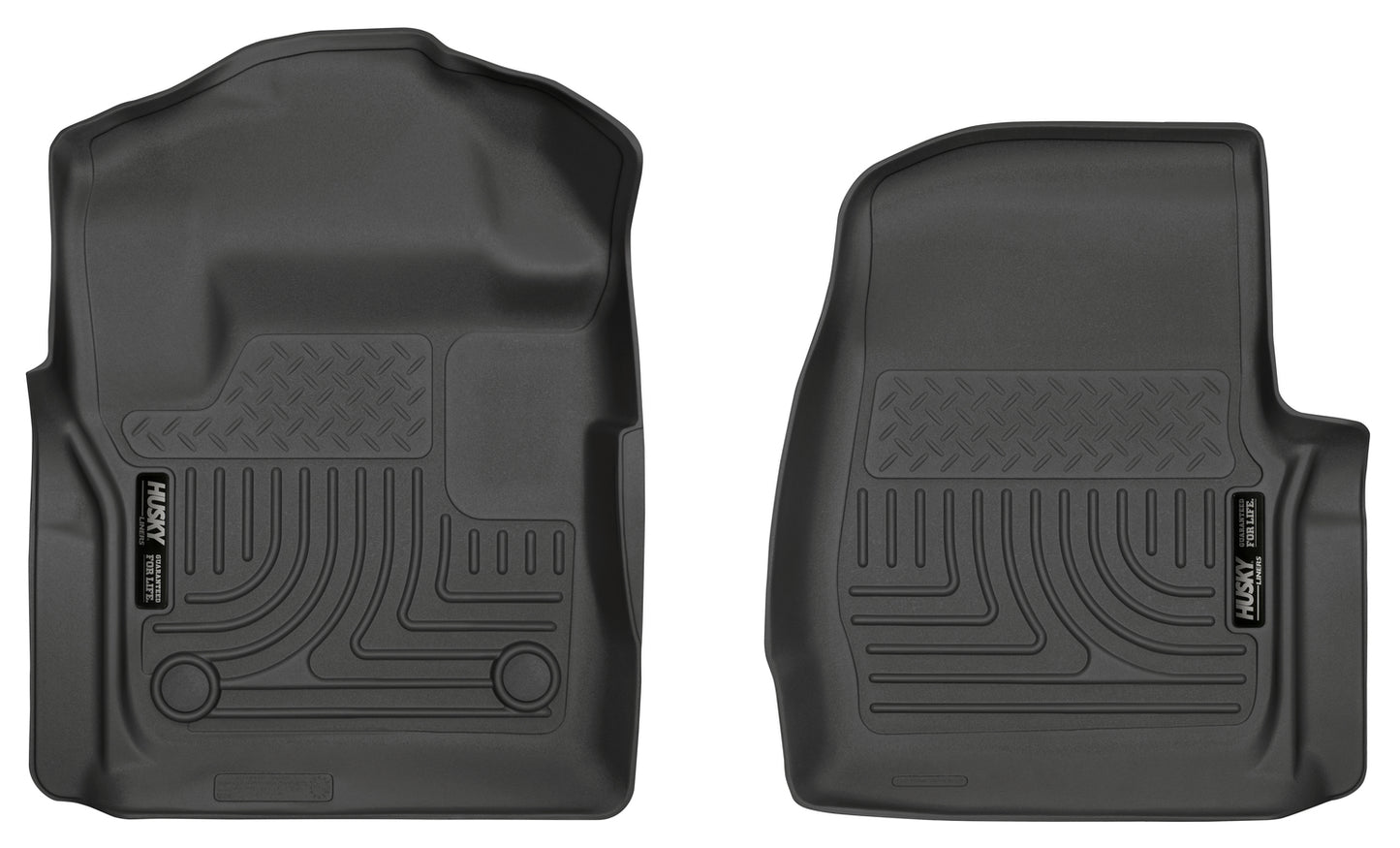 Weatherbeater Front Floor Liners For 2017-2025 F-250/F-350 Super Duty Husky Liners