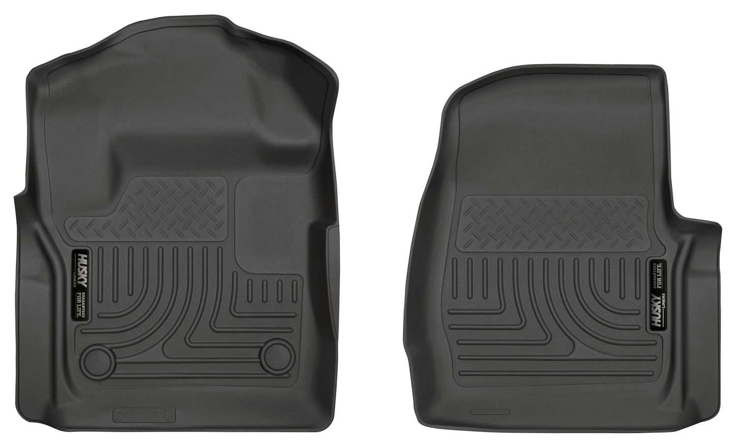 Weatherbeater Front Floor Liners For 2017-2025 F-250/F-350 Super Duty Husky Liners