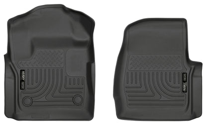 Weatherbeater Front Floor Liners For 2017-2025 F-250/F-350 Super Duty Husky Liners