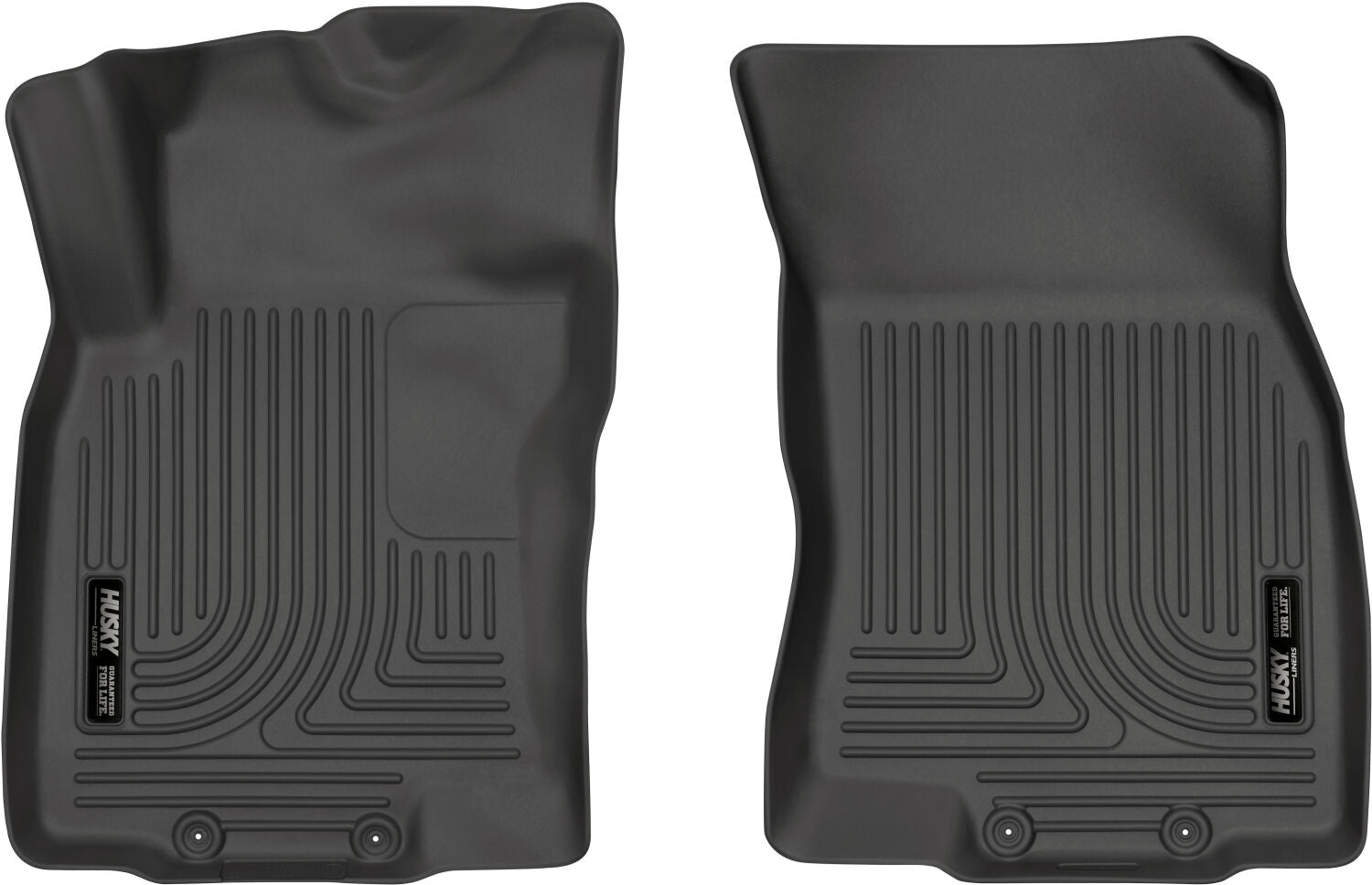 Weatherbeater Front Floor Liners For 2014-2020 Rogue Husky Liners