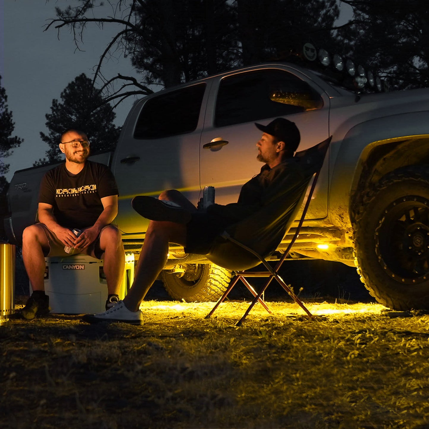 Cyclone V2 LED Flood Amber 1 Light KC HiLiTES