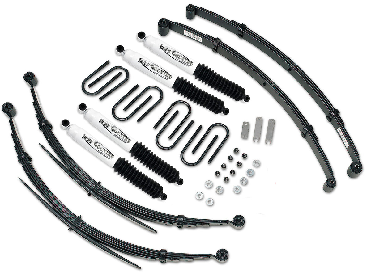 3 Inch Lift Kit 88-91 Chevy Suburban/Blazer/GMC Suburban/Jimmy 1/2 Ton Heavy Duty Fits Models w/52 Inch long Rear Springs Tuff Country