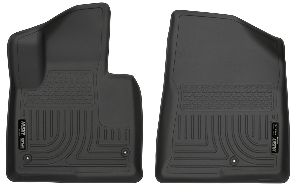Weatherbeater Front Floor Liners For 2013-2019 Santa Fe/Fe XL Husky Liners
