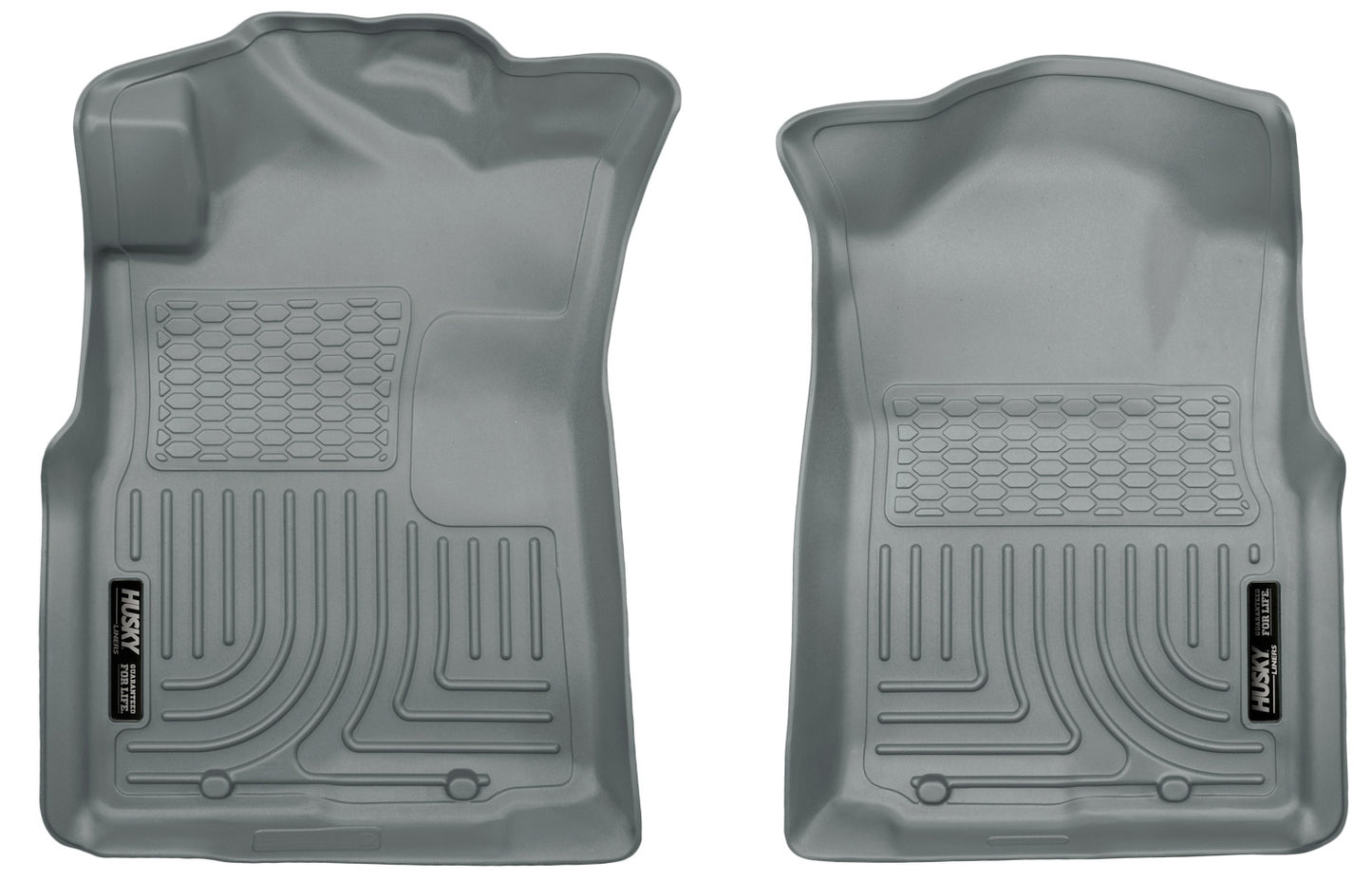 Weatherbeater Front Floor Liners For 2005-2015 Tacoma Grey Husky Liners