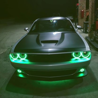Oracle Dodge Challenger 15-21 Halo Kit - ColorSHIFT w/ BC1 Controller