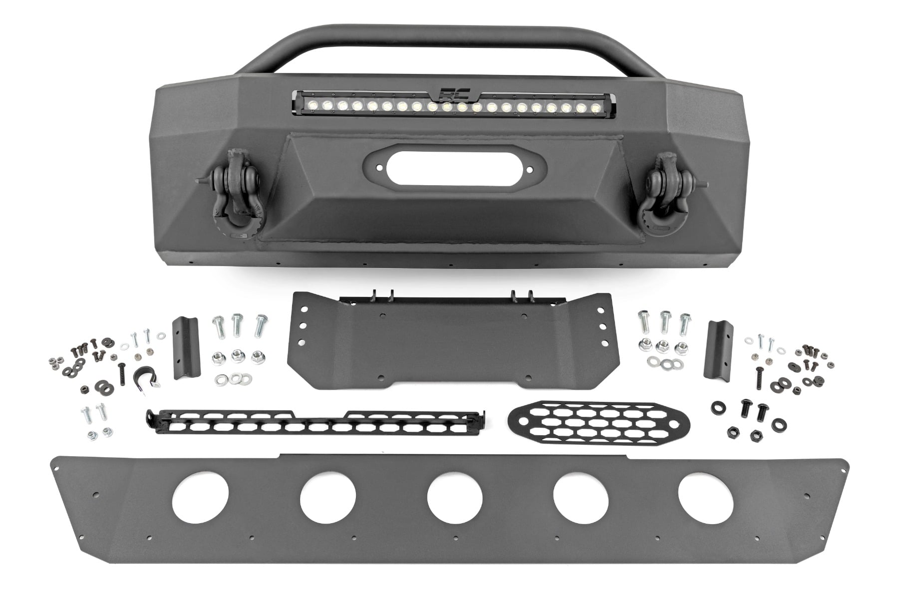 Front Bumper | Hybrid | 20" Blk LED | Toyota 4Runner 2WD/4WD (2014-2024)