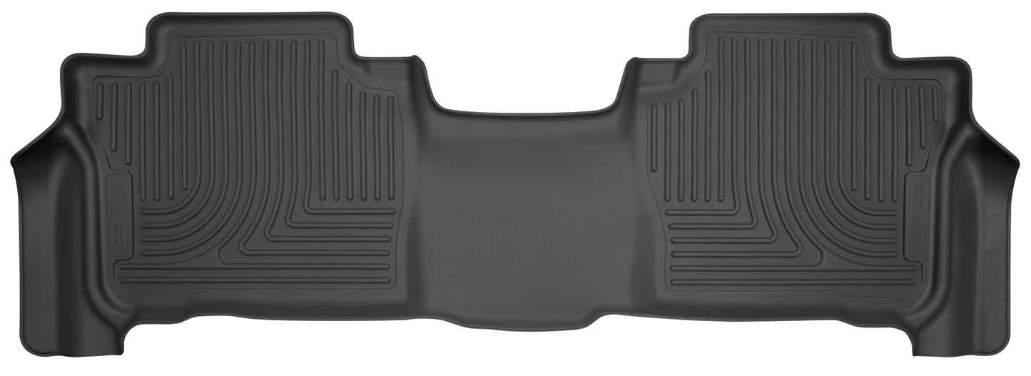 Weatherbeater 2nd Seat Floor Liner For 2013-2021 LX570, Land Cruiser Black Husky Liners