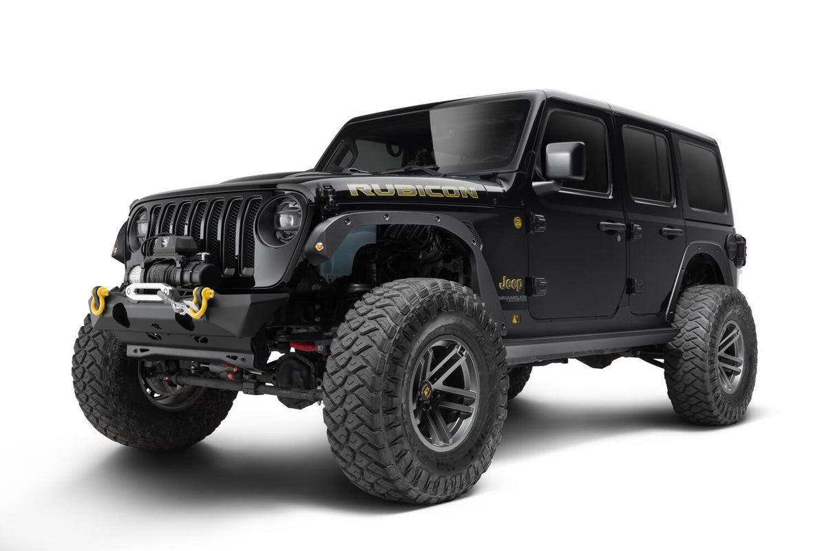 Trail Armor Delete Kit For Trail Armor Fender Delete Kit For 18-23 Jeep Wrangler 2/4 Door Bushwacker