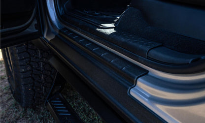 Trail Armor Rocker Panel Black For 21-23 Ford F150 Supercrew 22-23 F150 Lightning Supercrew Incl. Side Panels/Sill Plate Cover Bushwacker