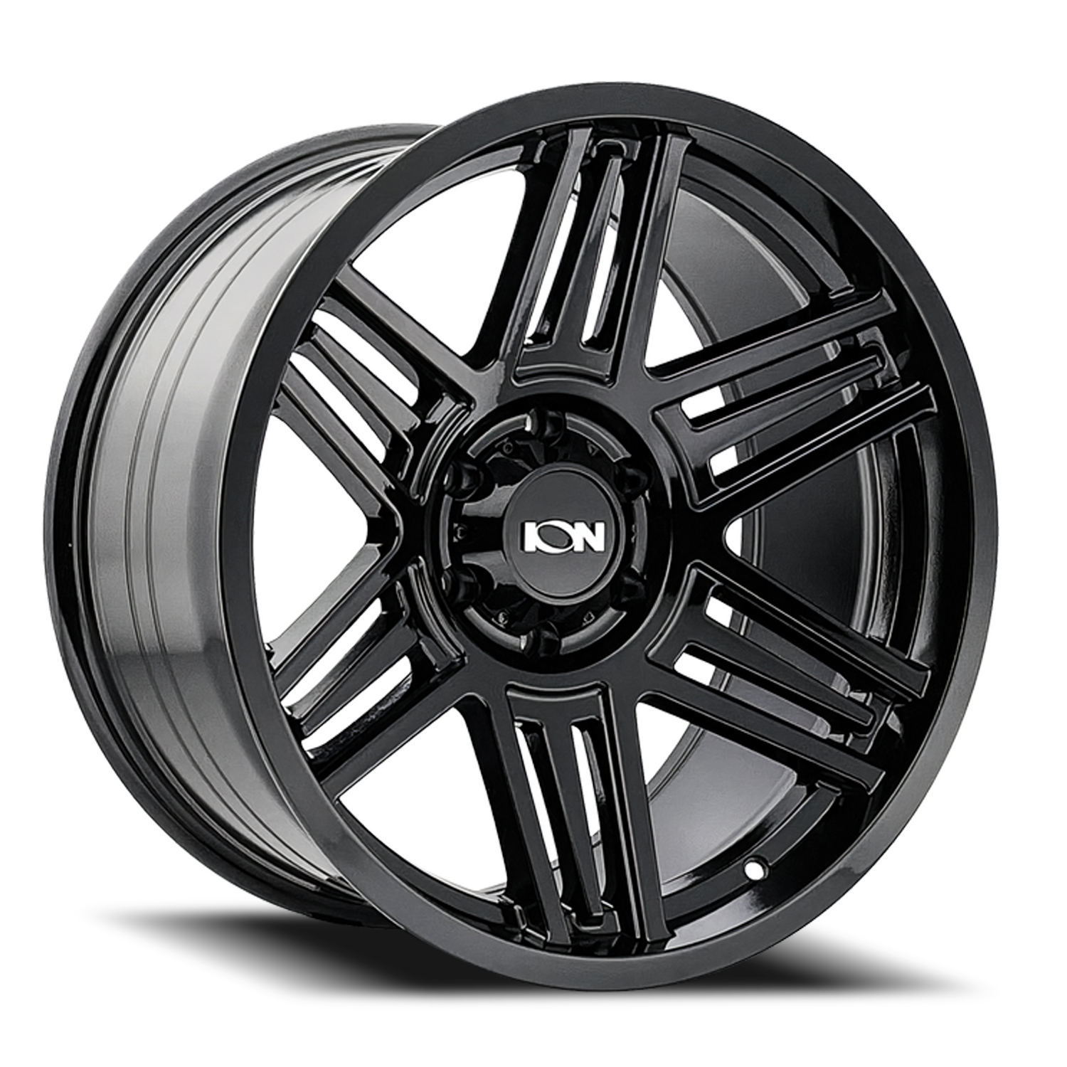 Cast Aluminum Wheels 147 GB 17x9 Gloss Black ION Wheels