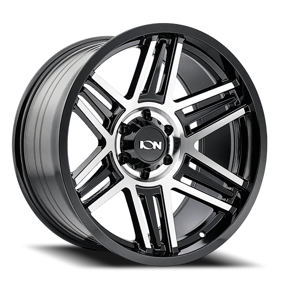 Cast Aluminum Wheels 147 BM 17x9 Machined Black ION Wheels