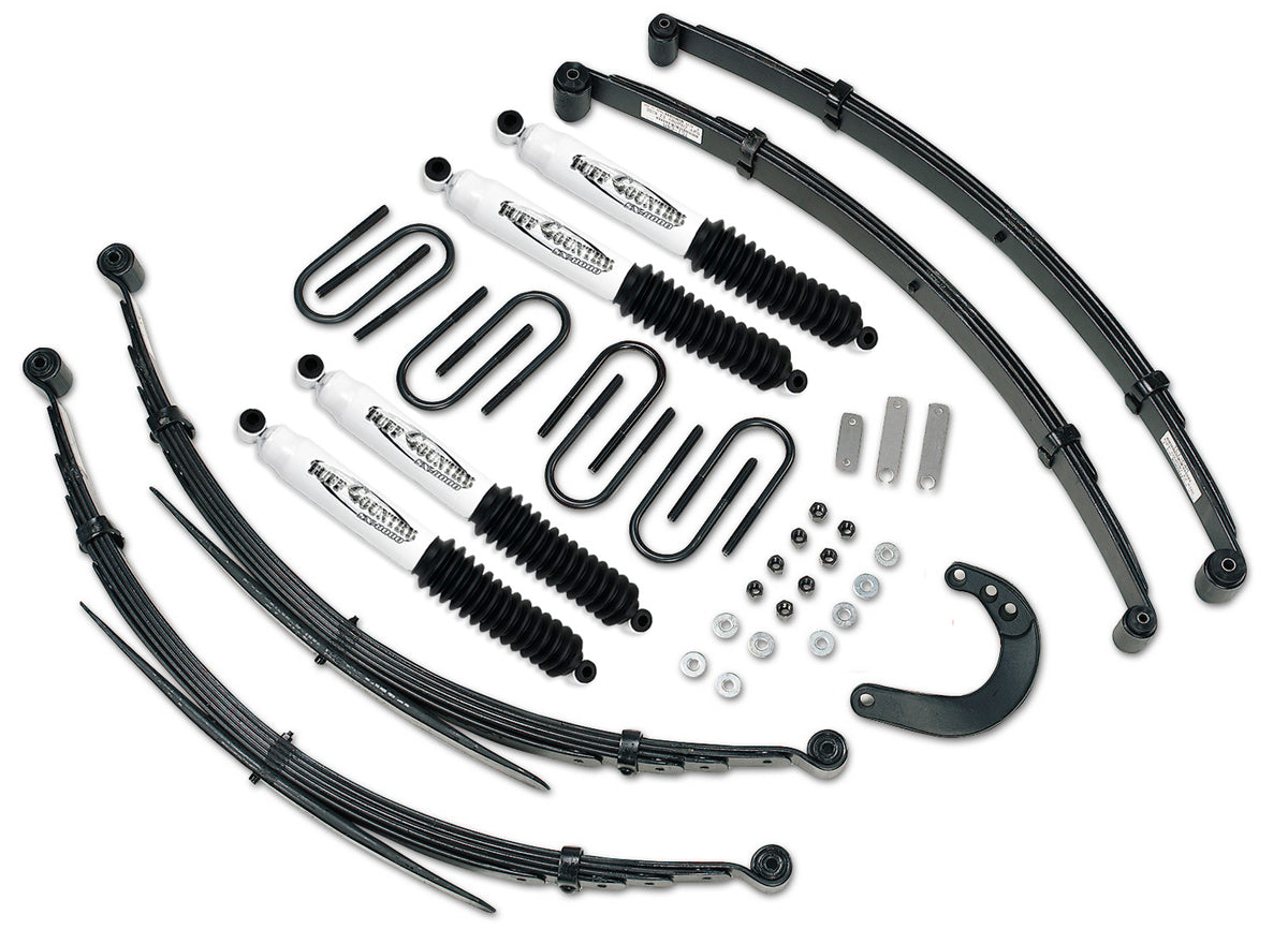 4 Inch Lift Kit 88-91 Chevy Suburban/Blazer/GMC Suburban/Jimmy 1/2 Ton Heavy Duty Fits Models w/52 Inch long Rear Springs Tuff Country