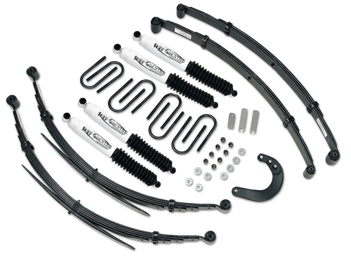 4 Inch Lift Kit 88-91 Chevy/GMC Suburban 3/4 Ton Heavy Duty Fits Models w/56 Inch long Rear Springs Tuff Country