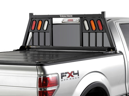 Headache Rack Three Light 17-24 F250/350/450 Aluminum Body 99-16 F250/350/450 Excludes Lights Backrack