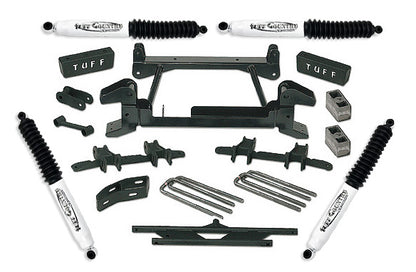 4 Inch Lift Kit 92-98 Chevy/GMC Suburban 2500 8 Lug Fits Models with Cast Lower Control Arms Tuff Country