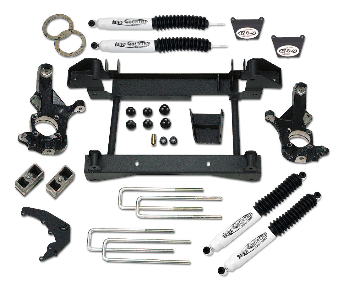 4 Inch Lift Kit 01-10 Silverado/Sierra 2500HD w/1 Piece Sub Frame Tuff Country