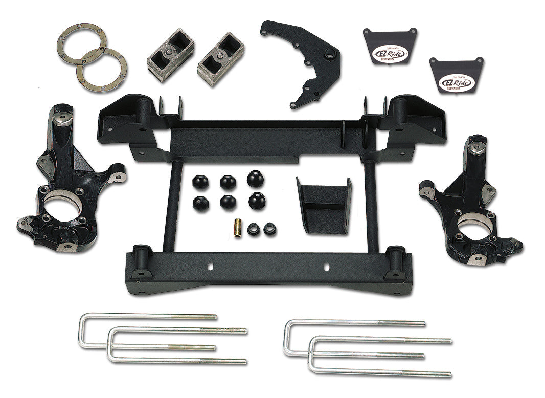 4 Inch Lift Kit 01-06 Silverado/Sierra 3500 / 3500HD w/1 Piece Sub Frame Tuff Country