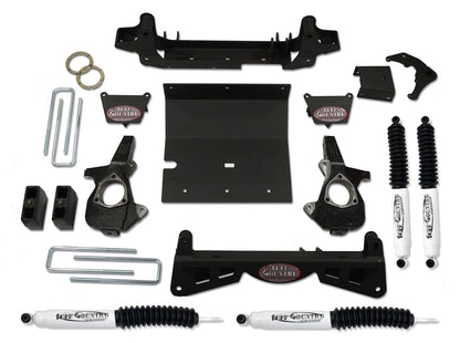 4 Inch Lift Kit 01-06 Silverado/Sierra 1500HD w/3 Piece Sub Frame Tuff Country