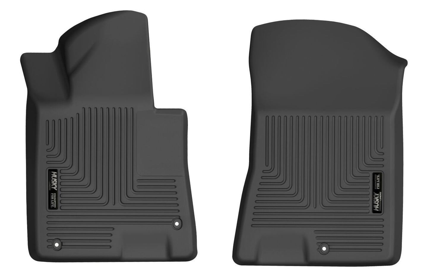 Weatherbeater Front Floor Liners For 2021-2026 Sonata/K5 Husky Liners