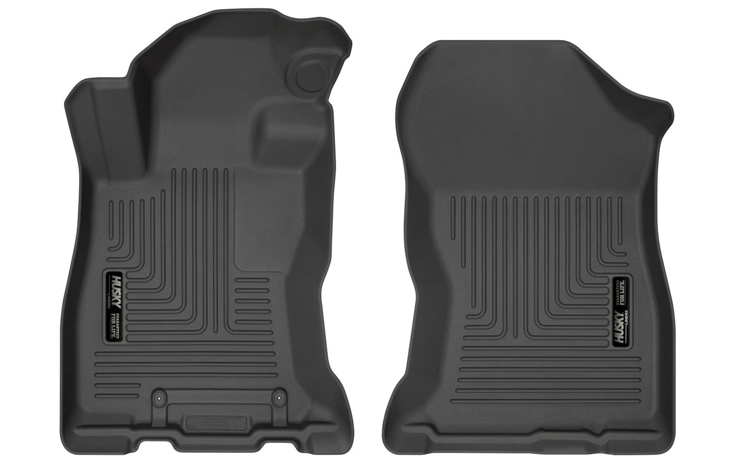 Weatherbeater Front Floor Liners For 2019-2024 Forester Husky Liners