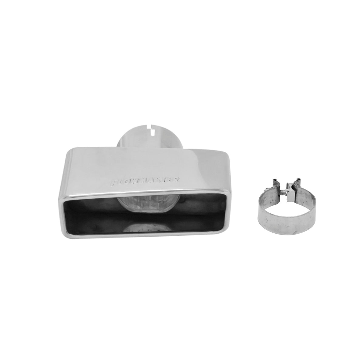 Exhaust Tip Exhaust Tip 3.00 X 7.00 Inch Rectangle Polished SS Fits 3 Inch Tubing Right Flowmaster