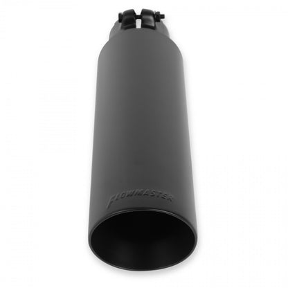 Exhaust Tip Exhaust Tip 3.5 Inch Black Angle Cut Fits 2.5 Inch Tubing- Clamp On Flowmaster
