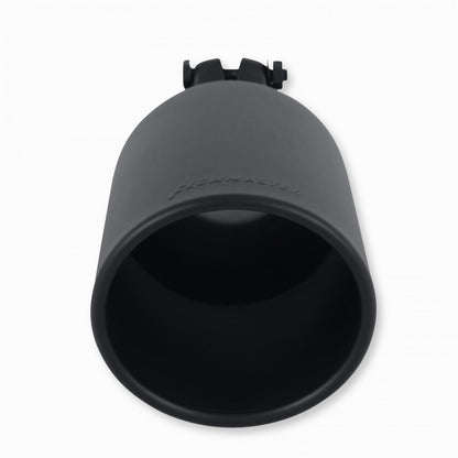 Exhaust Tip Exhaust Tip 4.5 Inch Black Angle Cut Fits 2.5 Inch Tubing, 11.00-In Long Clamp On Flowmaster