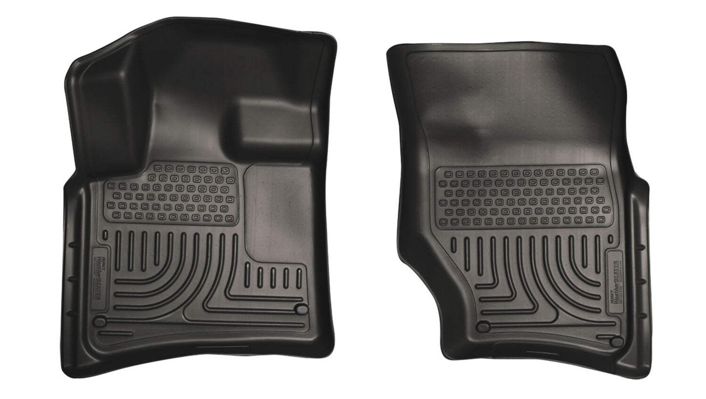 Weatherbeater Front Floor Liners For 2007-2015 Q7 Husky Liners