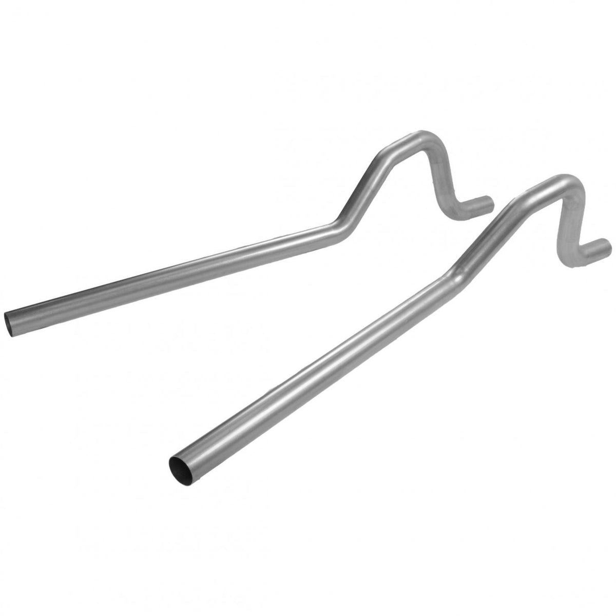 Pre-Bent Tailpipes Fits 1962-1974 Mopar B-Body Without Exhaust Cutouts In Rear Bumper. 2.5-Inch Aluminized Steel Flowmaster