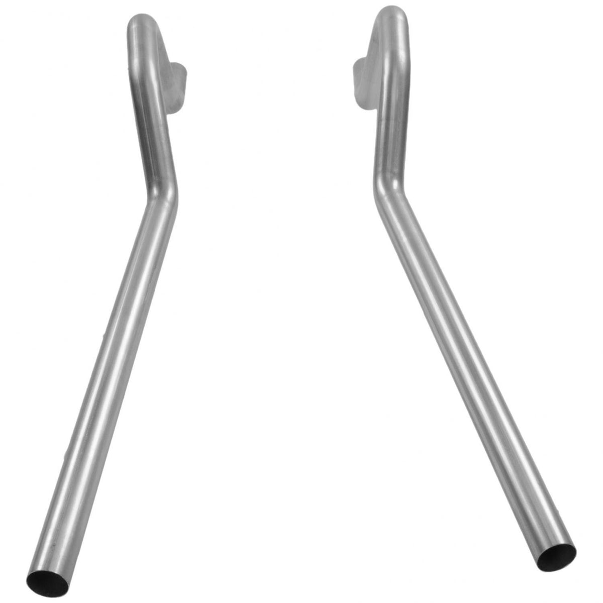 Pre-Bent Tailpipes Fits 1962-1974 Mopar B-Body Without Exhaust Cutouts In Rear Bumper. 2.5-Inch Aluminized Steel Flowmaster