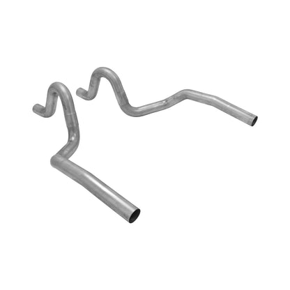 Pre-Bent Tailpipes Fits 1968-1972 GM A-Body. 3.0 Inch Aluminized Steel Flowmaster