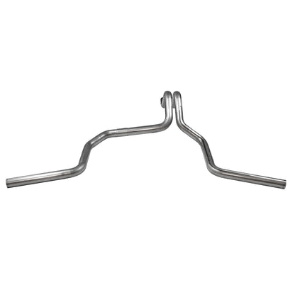 Pre-Bent Tailpipes 1987-1996 Ford F-150 2.5-Inch Dual Side Exit Aluminized Tailpipes Flowmaster